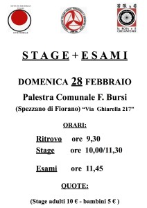 Stage + Esami gruppo Febbraio 2016 2
