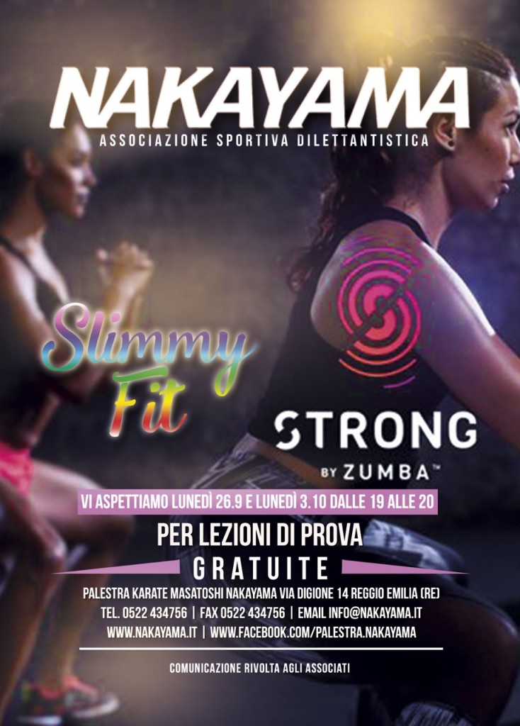 PROVA GRATUITA SLIMMY FIT & STRONG by ZUMBA