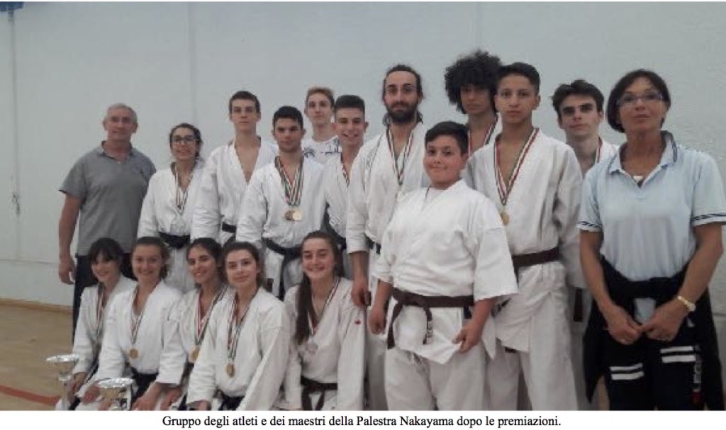Nakayama tanti risultati ai regionali di karate