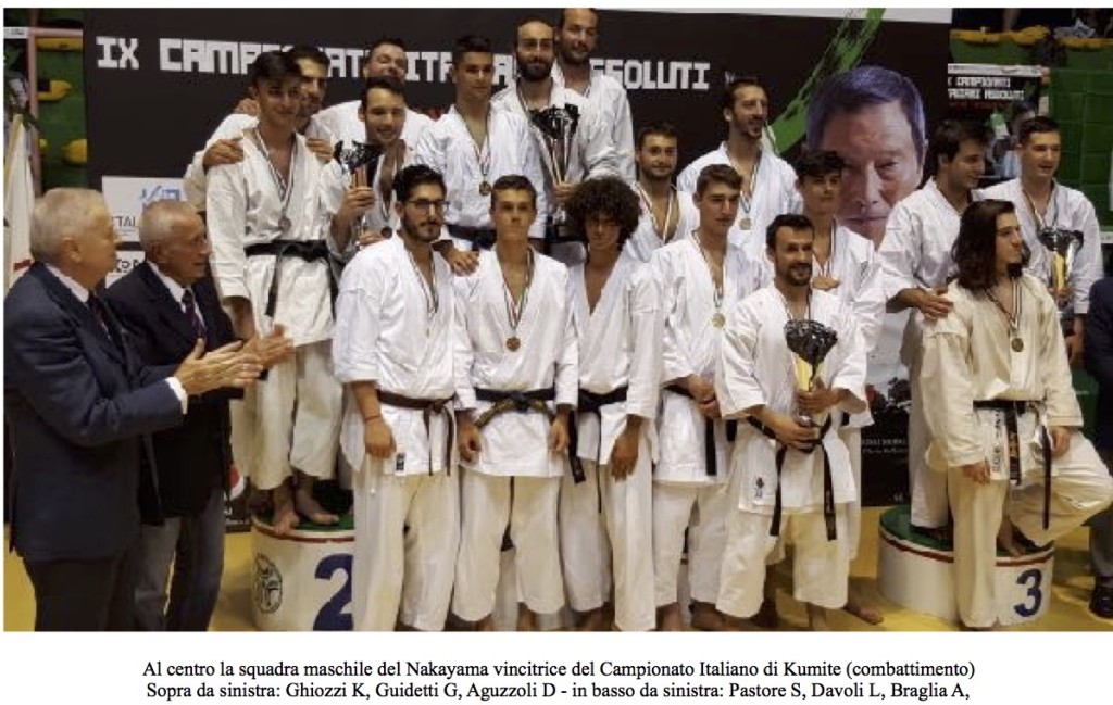 Nakayama squadra campione d’Italia