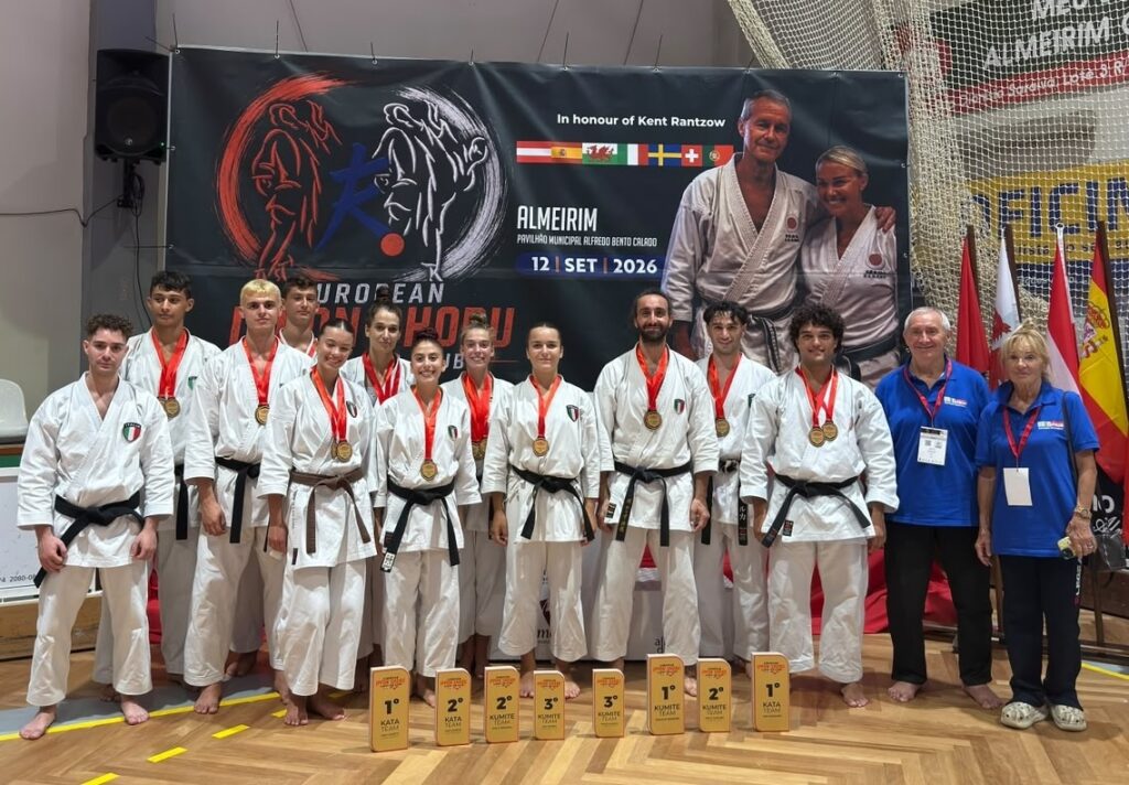 La Nakayama Reggio Emilia brilla in Portogallo con la Nazionale dell’Istituto Shotokan Italia